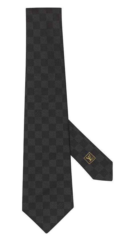 louis vuitton men's ties|Louis Vuitton damier tie.